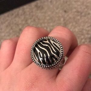 Zebra print ring form premier designs